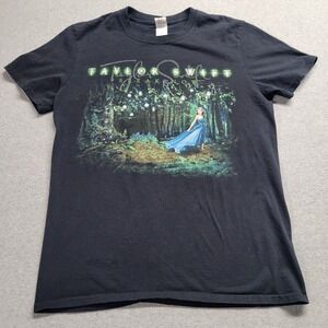 Taylor Swift‎ Speak Now Concert Shirt Adult M Swifty Tour Fairy Music 2011 Black